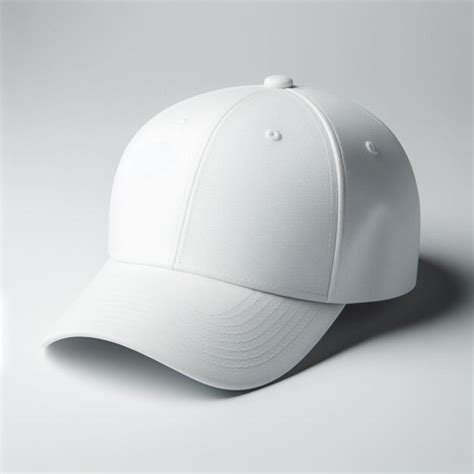 Premium Photo Isolated White Cap Mockup