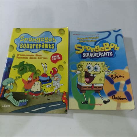 Jual Buku Mengenai SpongeBob SquarePants Dua Judul Harga Per Judul Bikini Bottom Kota Bogor