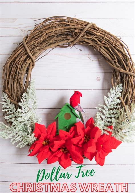 Make a Dollar Tree Christmas Wreath for Under $10! - Design Improvised