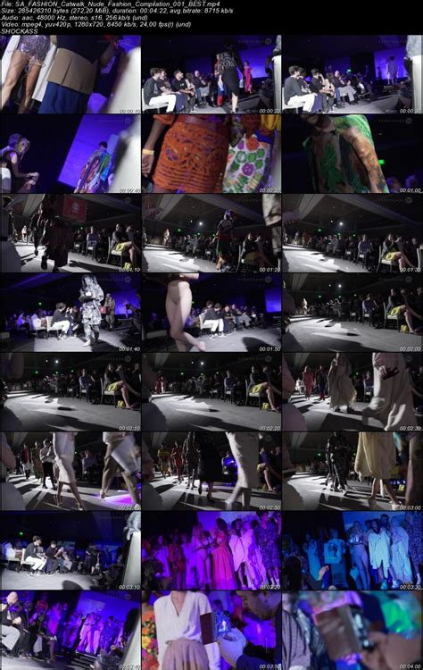 Nude Catwalk Fashion Compilation No ShockAss