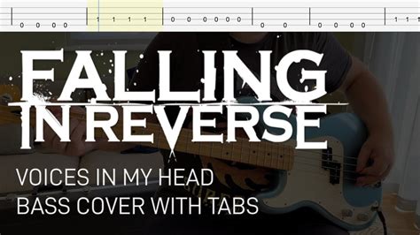 Falling In Reverse Voices In My Head Bass Cover With Tabs Youtube Music