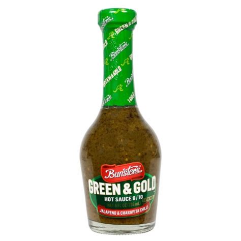 Bunsters Green Gold Hot Sauce 8 10 Heat Jalapeno Charapita Chili 8