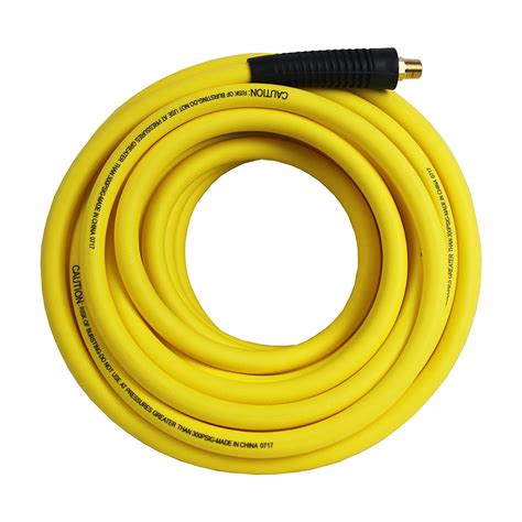 Maxworks 80789 Hybrid Polymer 3 8 X 100 Ft Air Hose Lightweight All Weather No Memory Non