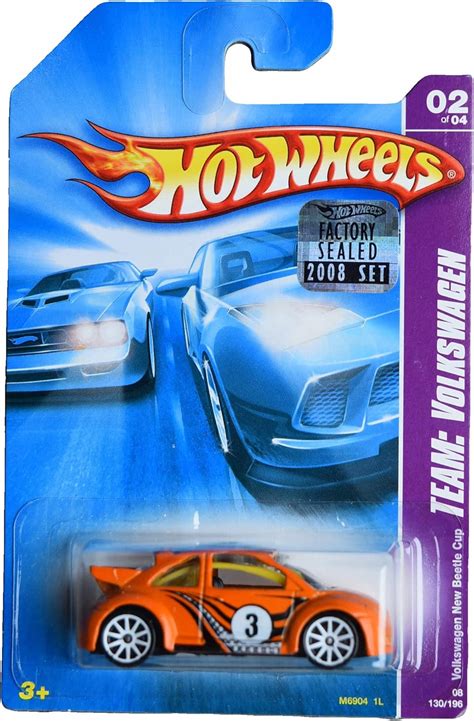 Amazon Hot Wheels Volkswagen New Beetle Cup Team Volkswagen Toys Games