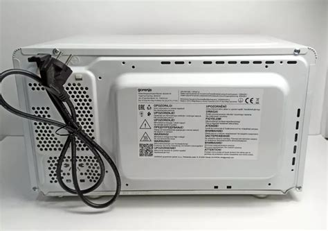 KUCHENKA MIKROFALOWA WOLNOSTOJĄCA GORENJE MO20E1W | Kuchenki ...