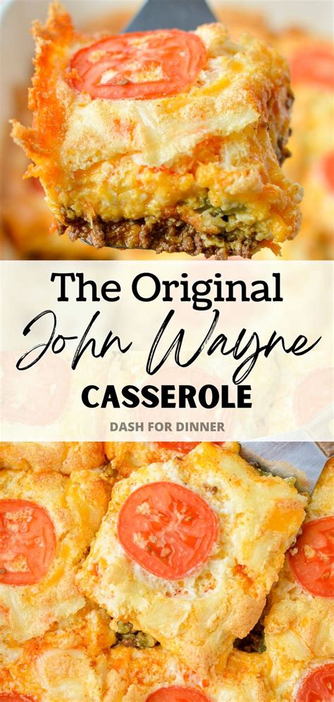 Original John Wayne Casserole Recipe Recipe John Wayne Casserole