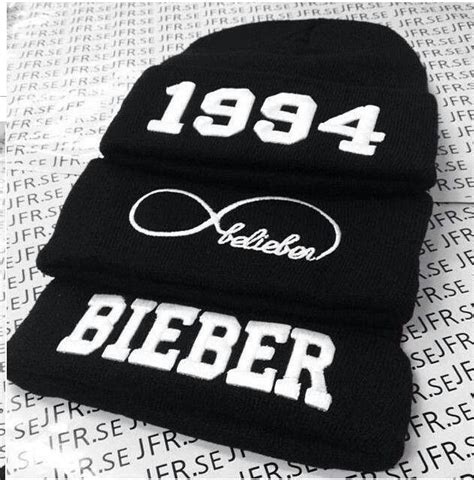 1994 beanie Belieber beanie Bieber beanie | Justin bieber outfits ...