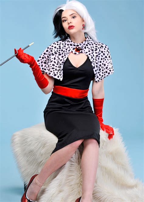 Adult Ladies Disney Cruella De Vil Costume