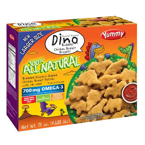 Yummy Dino Buddy All Natural Nuggets 5 Pk75 Oz Bjs Wholesale Club