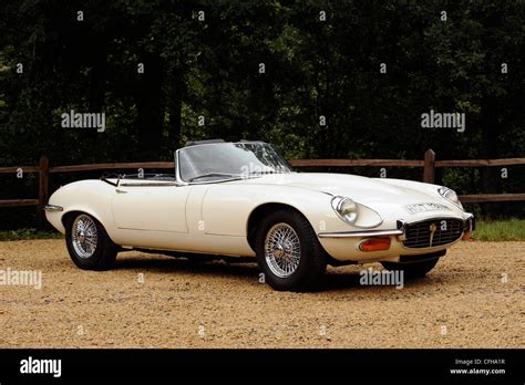 Jaguar E Type Series Stock Photo Alamy