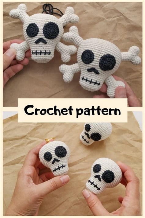 Crochet Skull Amigurumi Pattern Human Collective Circlet