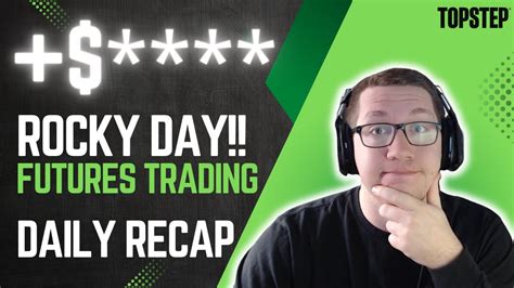 Choppy Day Topstep 150k Futures Trading Road To Funded Daily Recap Youtube