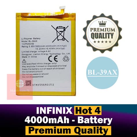 Infinix Hot Battery Bl Ax Replacement Premium Quality Mah Battery For Infinix Hot
