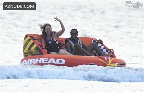 Rihanna Sexy Seen With A Ap Rocky Flashing Her Hot Booty At A Beach In Barbados Aznude