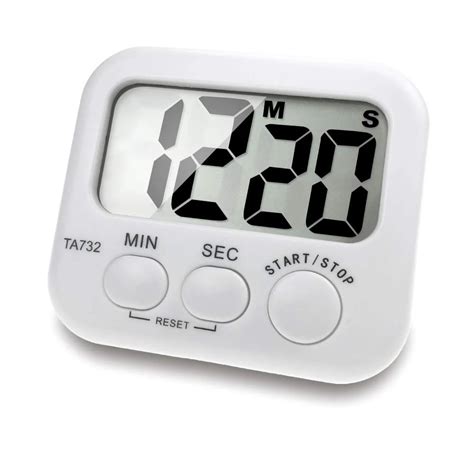 Digital Kitchen Timer Large Screen Large Font Display Magnetic Back