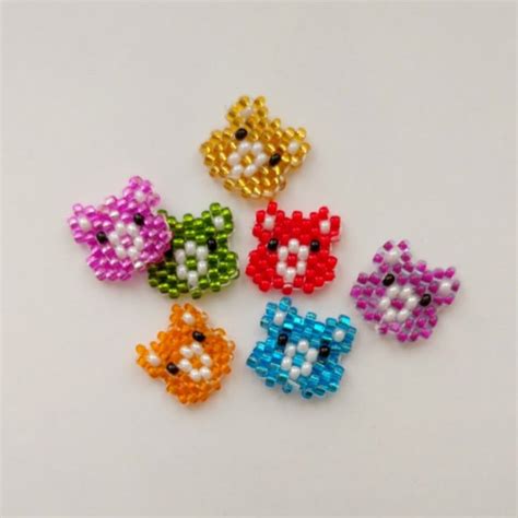 Милые мишки из бисера