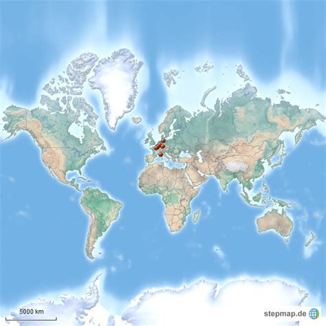 Stepmap Meine Welt Landkarte F R Welt