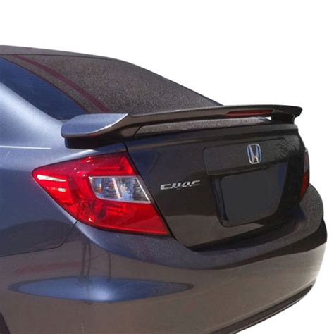 T I Honda Civic Si Sedan Factory Style Rear Spoiler With Light