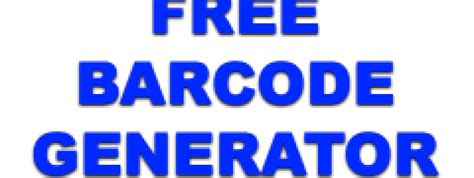 Free Barcode Generator