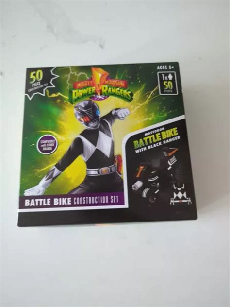 MIGHTY MORPHIN POWER Rangers Battle Bike Constuction Set Hasbro 50