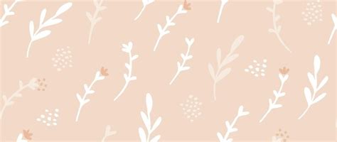 Premium Vector Nude Floral