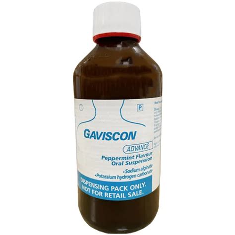 Buy Gaviscon Advance Peppermint 500ml Oral Suspension Online