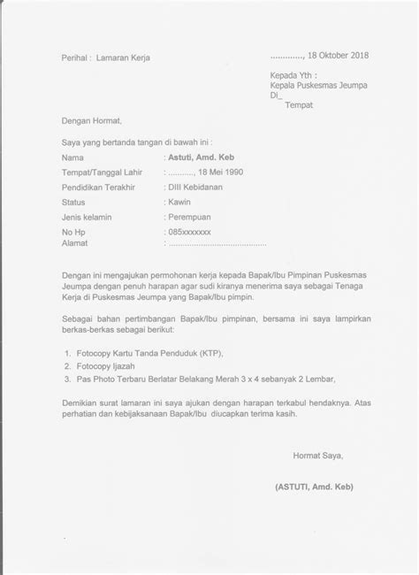 Contoh Surat Lamaran Kerja Dokter Gigi Homecare24