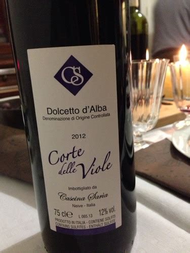 Cascina Saria Corte Della Viole Dolcetto D Alba Vivino