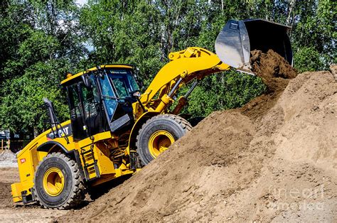 Wheel Loader Construction Site Photograph by Gary Whitton - Pixels