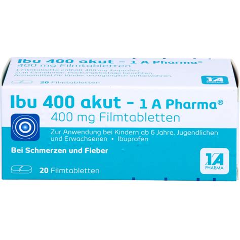 IBUPROFEN 400 Mg IPA Filmtabletten 20 ENGEL Direkt