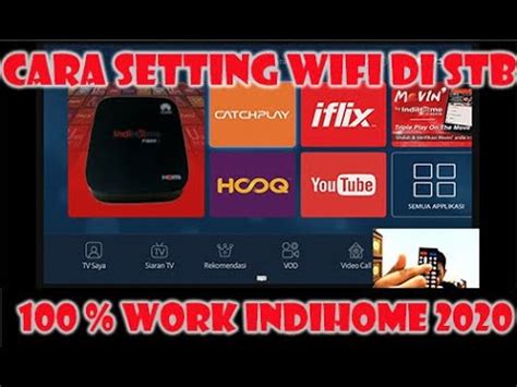 Cara Setting Wifi Stb Indihome Terlengkap Dan Terbaru 2020 YouTube