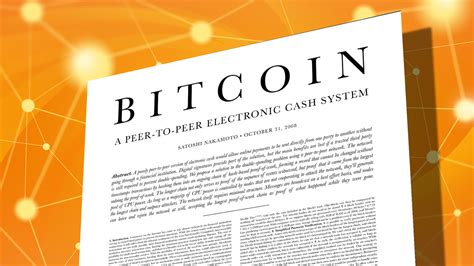 Celebrating the Seminal Bitcoin White Paper Satoshi Nakamoto Published ...