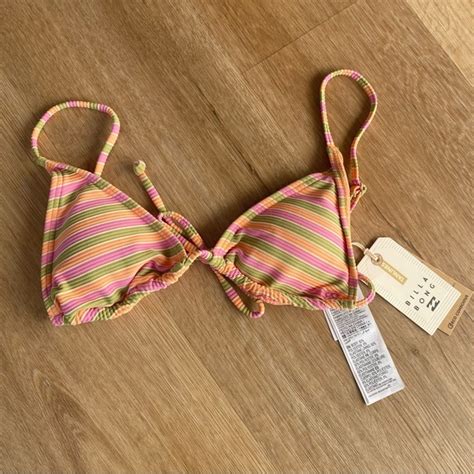 Billabong Swim Billabong Hightide Tanlines Tanga Triangle Bikini Top Poshmark