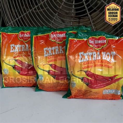 Jual DELMONTE EXTRA HOT CHILLI SAUCE GR SACHET Kota Bandung MDR Groceries Tokopedia