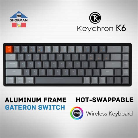 Keychron K Wireless RGB Keyboard Aluminum Frame Hot Swap Shopee Philippines