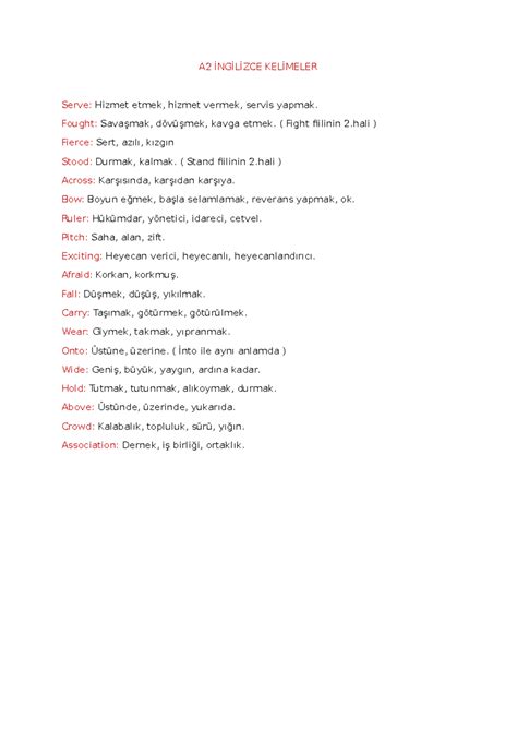 Ingilizce Kelimeler Pdf 9