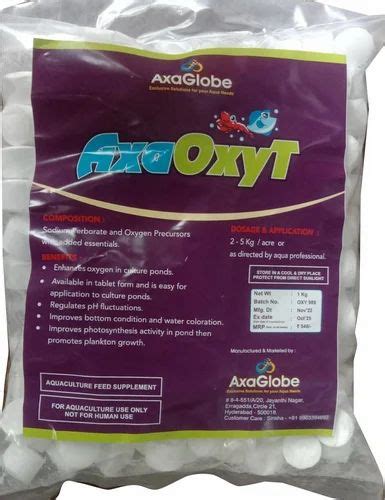 Axa Oxyt Oxygen Tablets For Aquaculture Size Mm At Best Price In