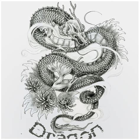 Татуювання дракона: значення, ескізи, + 100 фото