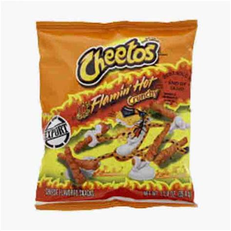 Cheetos Crunchy Flamin Hot G