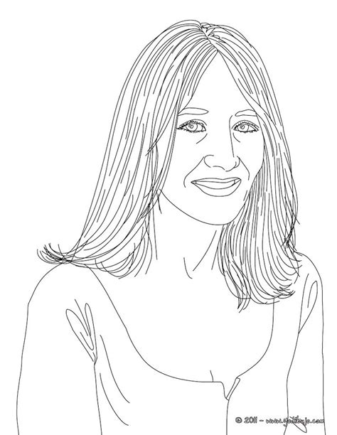 Jk Rowling Via Harry Potter Coloring Pages Pinterest Sketch Coloring Page