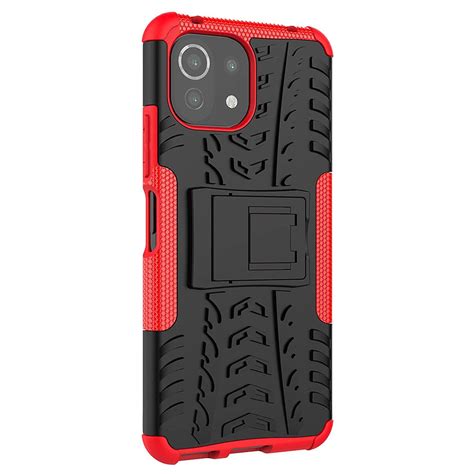 Бронированный чехол Armored Case для Xiaomi Mi 11 Lite Red – фото ...