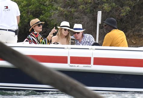 Kris Jenner Photoshoot American Flag