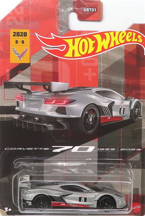 駿河屋 買取1 64 CORVETTE C8 R 8 グレーブラックレッド Hot Wheels CORVETTE 70 1953 2023 HLH55 ホットウィール