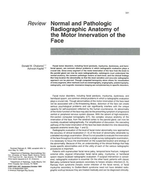 Pdf Review Normal And Pathologic Radiographic Anatomy Of Pdf