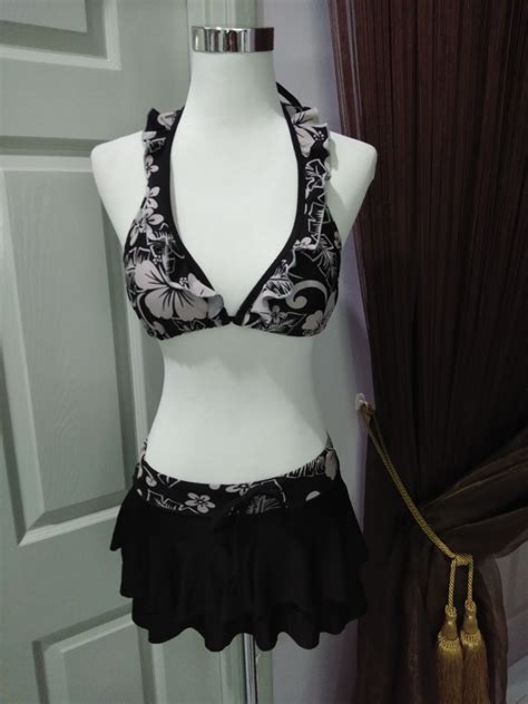 Dark Brown Bikini Women S Fashion Swimwear Bikinis Swimsuits On Carousell