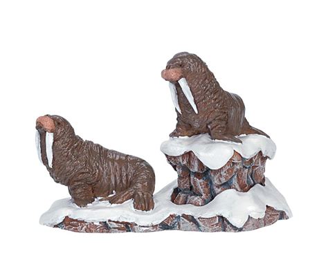 Walruses Christmas Figurines Lemax Christmas Walrus