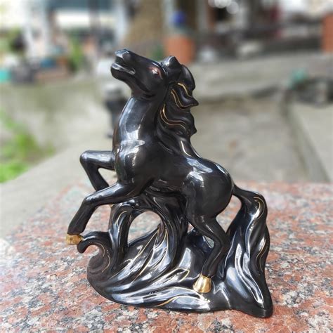 Винтажная Фарфоровая Статуэтка *Конь* Редкая Городницкий Фарфоровый ...