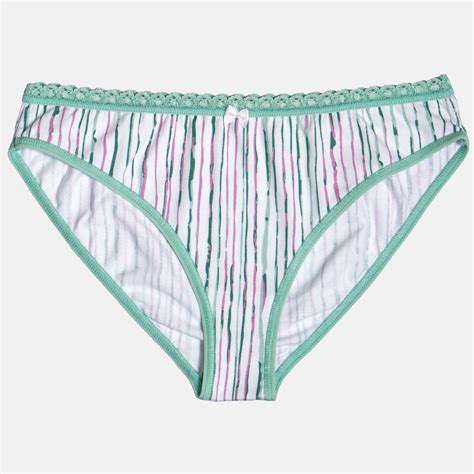 VATTER Bikini Slip Steady Suzie Mint Stripes Vatter Fashion GmbH