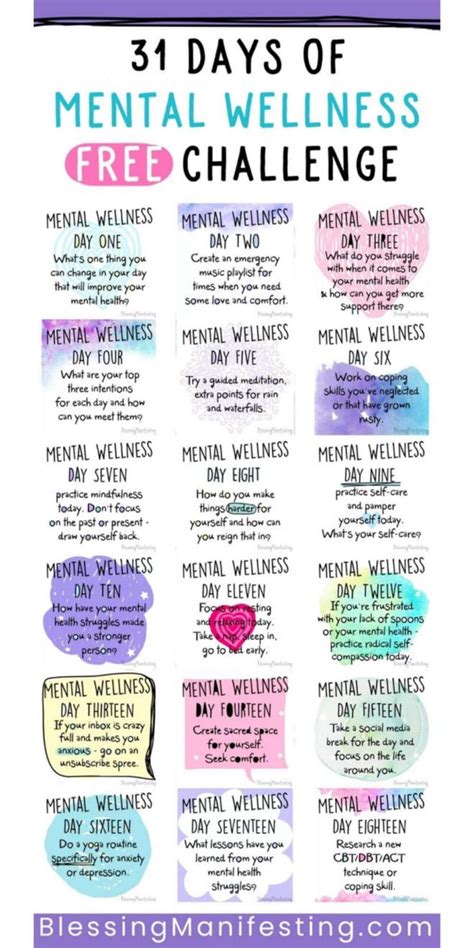 twenty  day wellness challenge ideas lorigeurincom