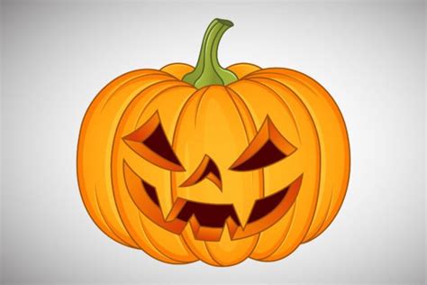 how to draw a carved pumpkin